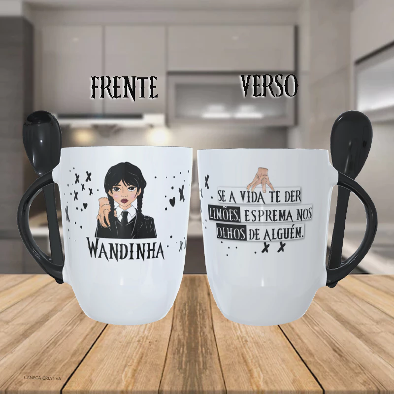 Caneca com Colher “Se a vida te der limões…”