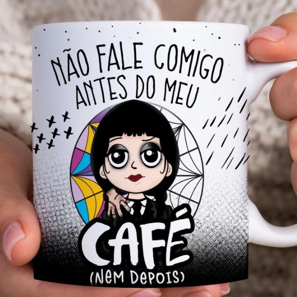 Caneca “Não fale comigo antes do meu café”